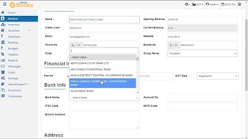How to add a new Vendor in GenieBooks