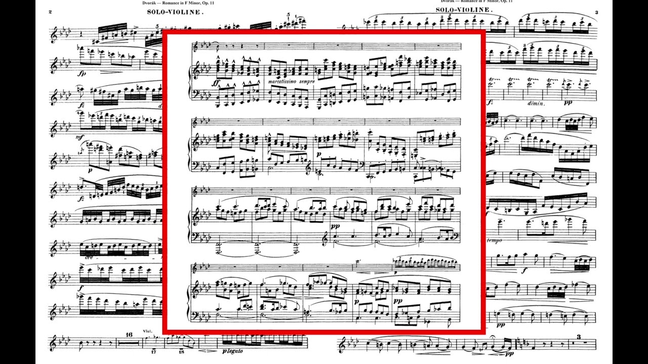 Dvorak Romance in F minor Op.11 德弗札克浪漫史F小調作品11