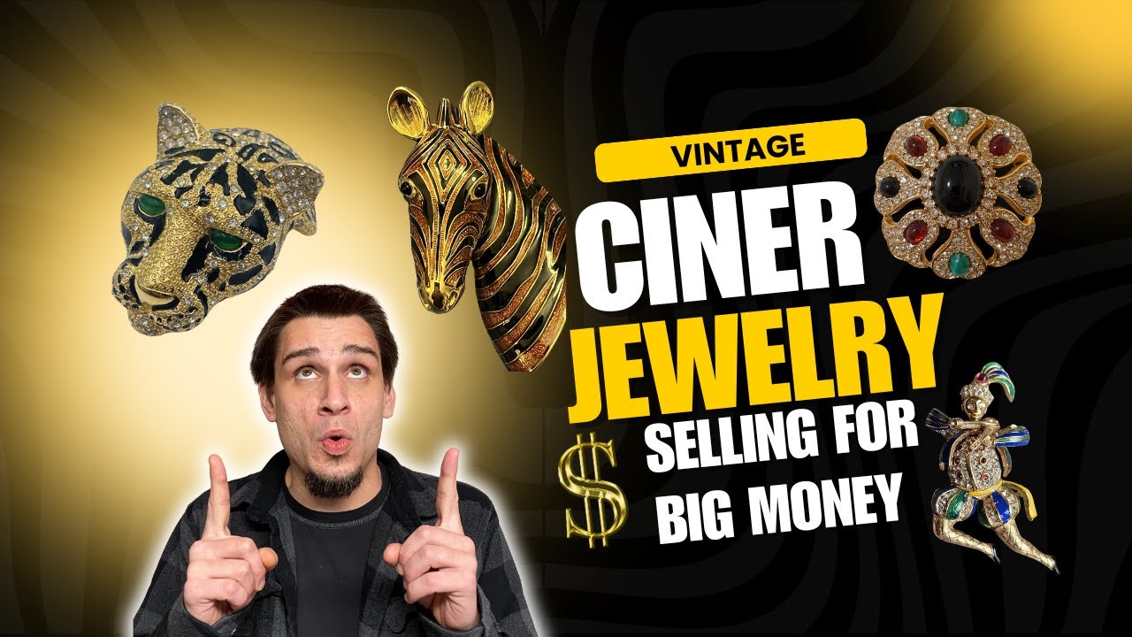 CINER（サイナー）　バングル パンサー ビンテージ Vintage CINER Jewelry That Sells For HUNDREDS: Learn about Big
