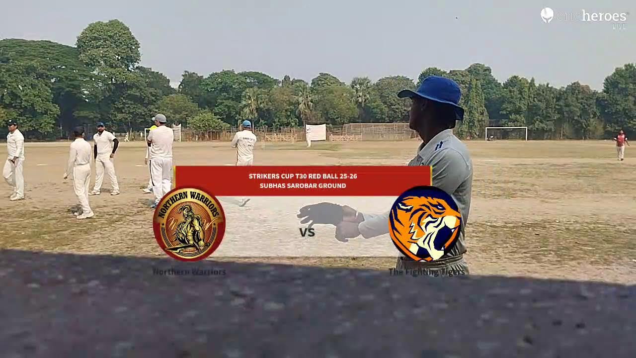 Northern Warriors vs The Fighting Tigers live cricket match | STRIKERS CUP T30 RED BALL 25-26 live -