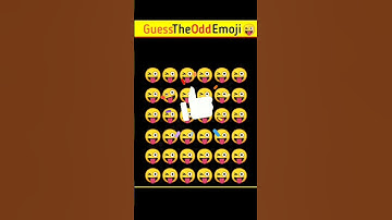 Memory Test😉 || Find The Odd Emoji Out || Emoji Puzzle Quiz || part 1|| #shorts