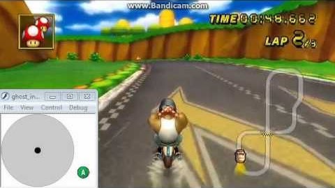 [MKWii] Ghost Input Viewer (50% Speed)