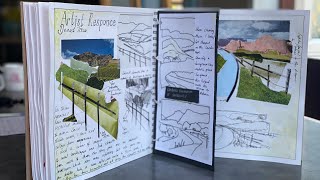 Top Tips For Collage Gcse Level 9 Art Sketchbook Rural Landscape Drawing