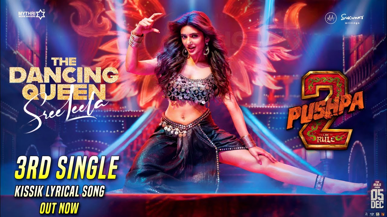 Pushpa 2 The Rule - Kissik item Song | Allu Arjun | Pushpa 2 3rd Song | Sreeleela | Sukumar | DSP