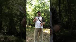 Un-stringing and stringing the traditional bow