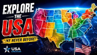 The United States Map Like You ve Never Seen Before AI Animation
