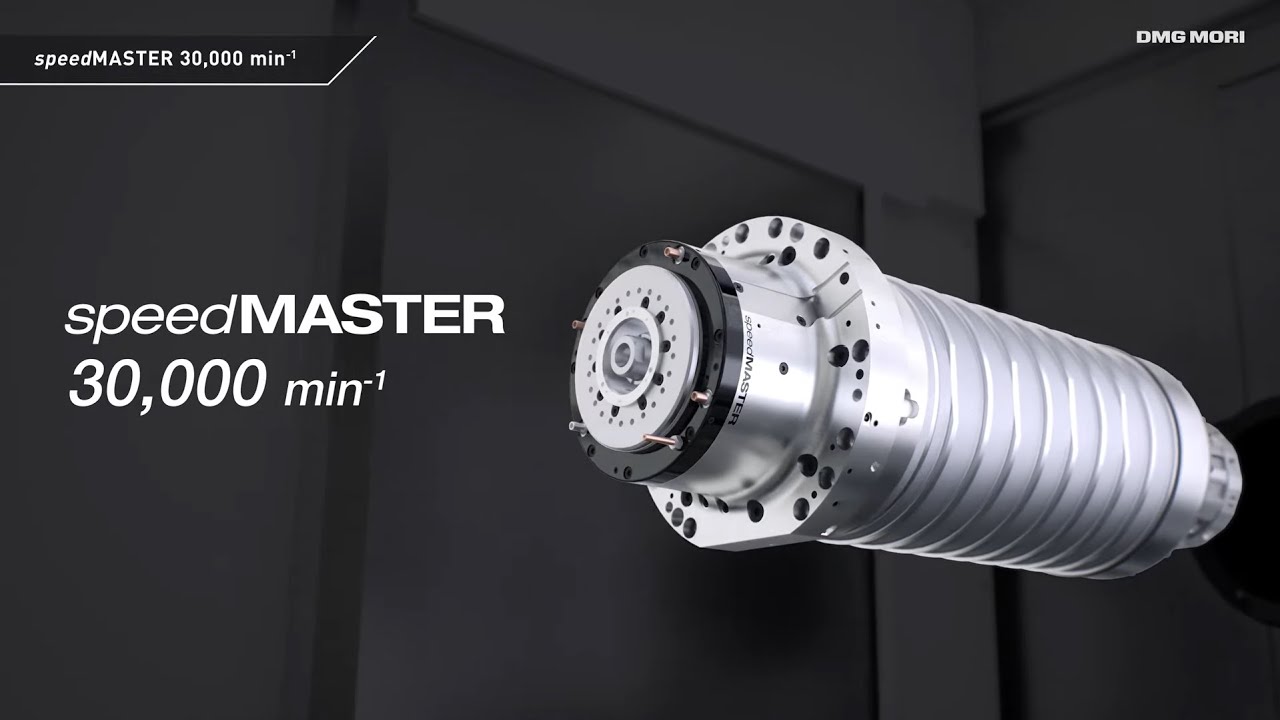 最高回転速度30,000回転仕様の高信頼性高速主軸「speedMASTER」 | DMG MORI
