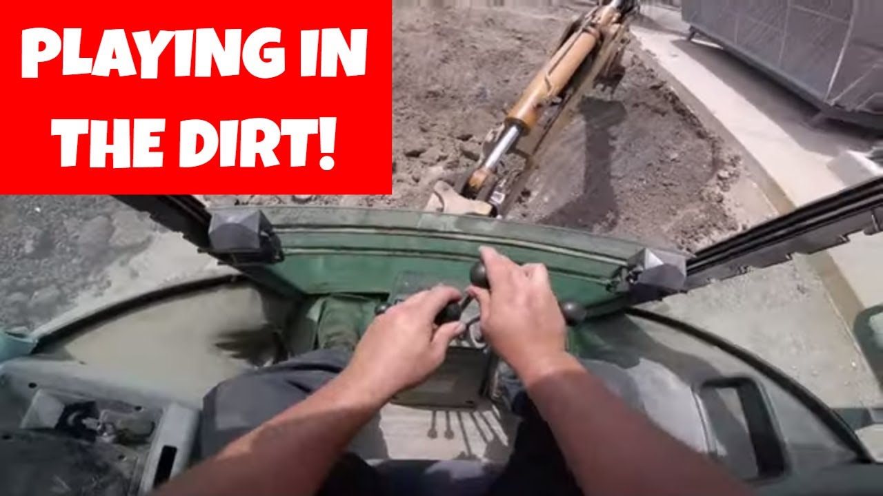 Digging with an old Case 580 four stick backhoe (how to) Heavy