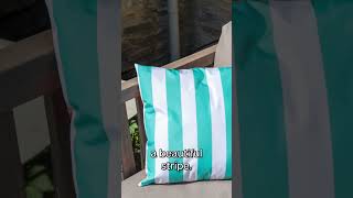 Colourful & fun waterproof outdoor cushions! #outdoordecor #gardendecor #outdoorfurniture