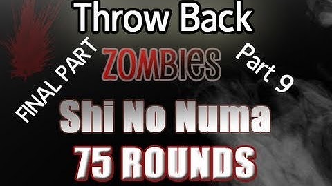 Throw Back WaW Zombies: 75 Rounds on Shi No Numa | Part 9 | The FINAL PART