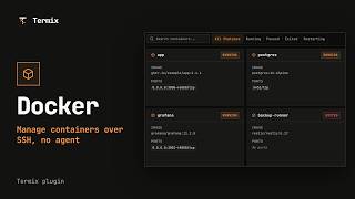 Docker | Termix plugin