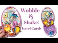🤪 Make A Wobbling, Shaking Easel Card!  HOW TO!
