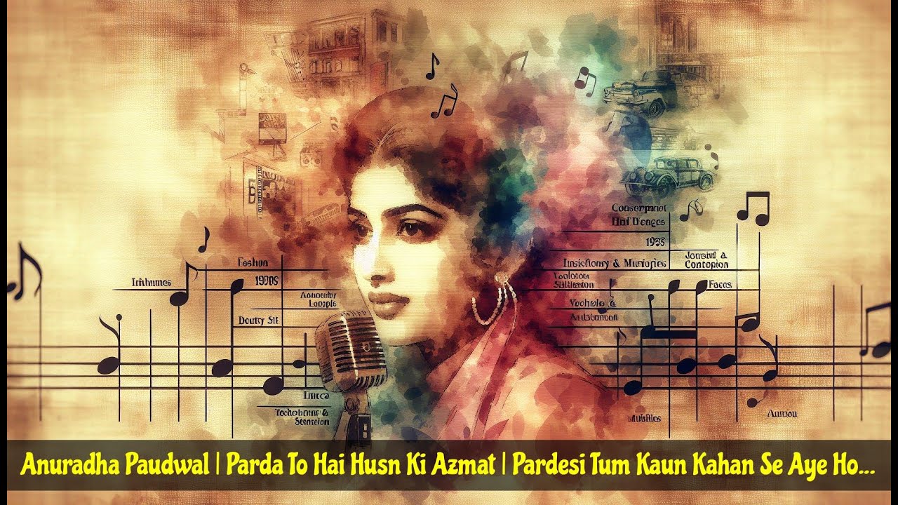 Anuradha Paudwal | Parda To Hai Husn Ki Azmat | Pardesi Tum Kaun Kahan Se Aye Ho | Jeevan Dor...