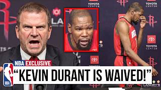 5 MIN AGO: The Rockets Just WAIVED Kevin Durant And The NBA Is In Complete...