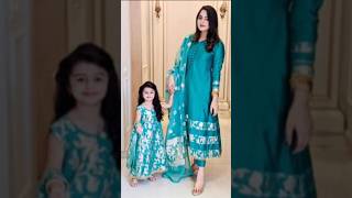 Mother And Daughter Same Maxi Designs Ideas For Girls