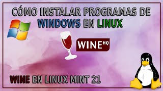 How to Install Windows Programs on Linux | Wine | Mint 21 screenshot 3