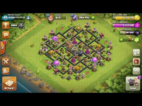 Clash Of Clans-Th8 Push To Champion Startegy 1 (SAVE DARK ELIXER AND GAIN TROPHIES)