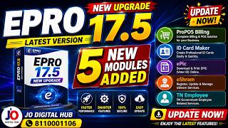🚀 EPRO 17.5 Latest Update 🔥 | ProPOS Billing, ID Card Maker, ePic, eShram & TN Employee screenshot 5
