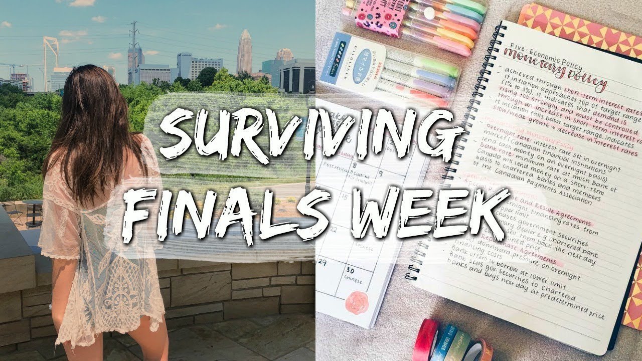 SURVIVING FINALS WEEK | last college week in my life of junior year