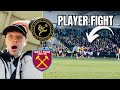PROTESTS, PLAYER FIGHT and RED CARD in the FA CUP *Burton 0-1 West Ham*