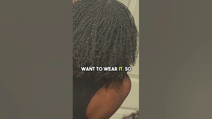 4A, 4B Natural Hair in MicroLocs #youtubeshorts  #microlocs#beginnerlocs  #hair