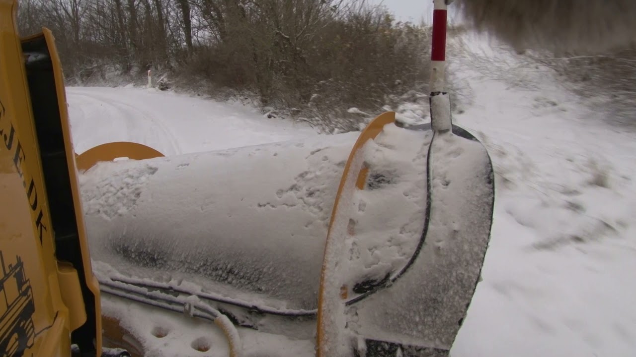 Oudrup Stenleje vinter snerydning