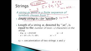 Lecture 3- Alphabet,Strings, Direct & Extended transition function, Acceptance of strings by FA