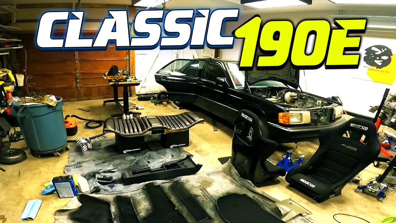 Benz'n On a Budget Episode 10: Completely Transforming the 190E Interior!