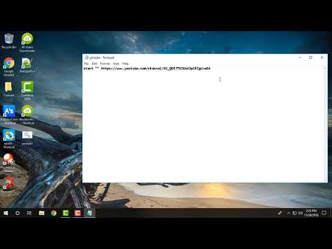 How To open website with batch script