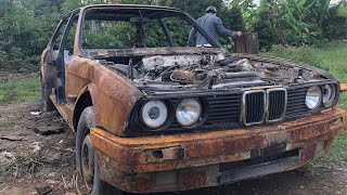 Fully restoration 50 year old BMW 7 series cars that were severely damaged | Rebuild the BMW car