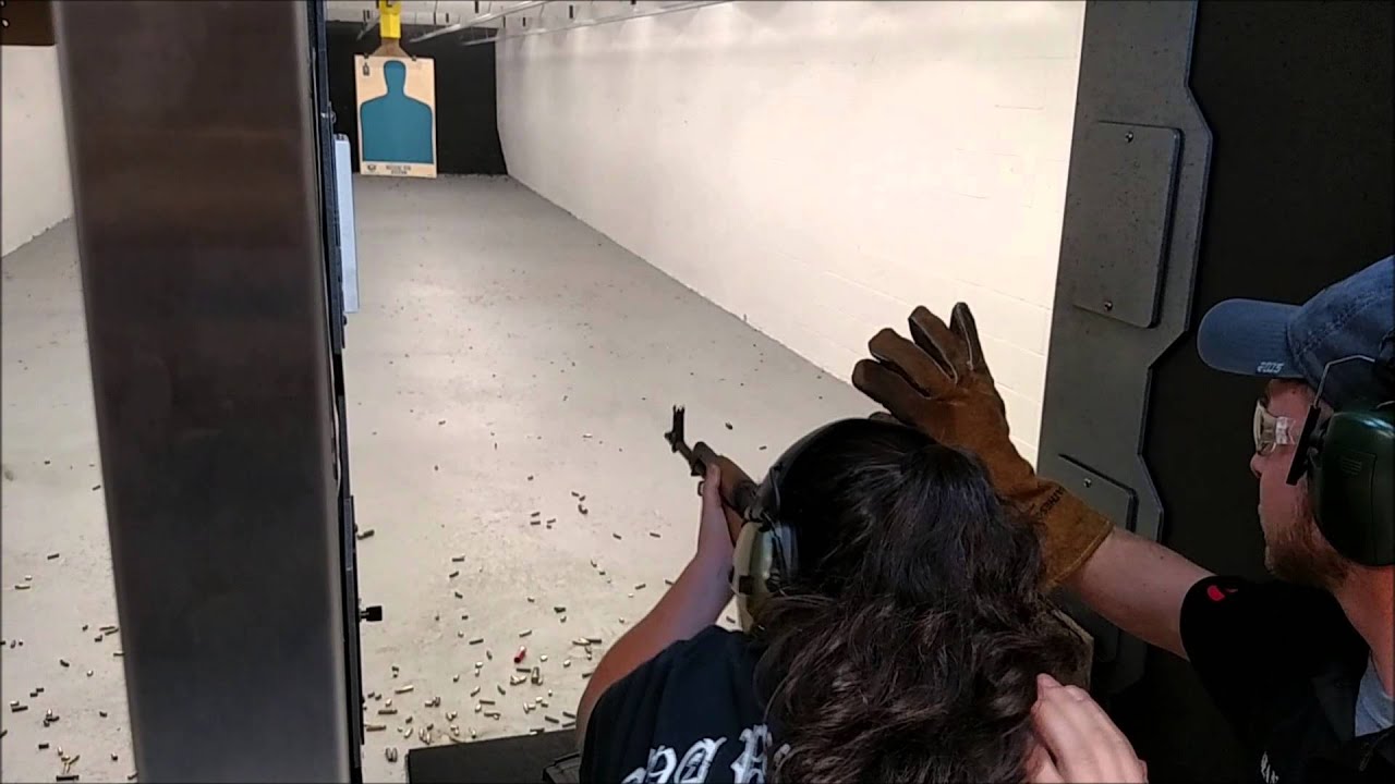 Machine Gun Nest -- AK47 Full Auto -- Donna