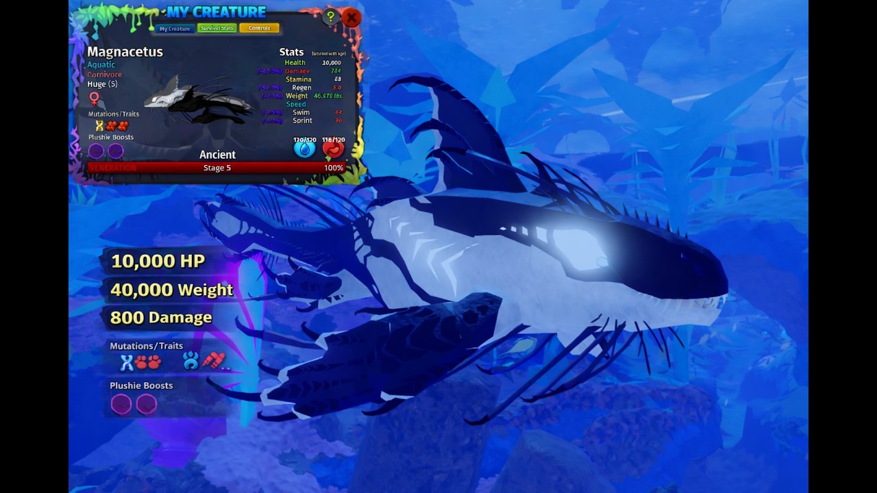 MAGNACETUS THE AQUATIC BEHEMOTH | Stage 5 | Creatures of Sonaria |