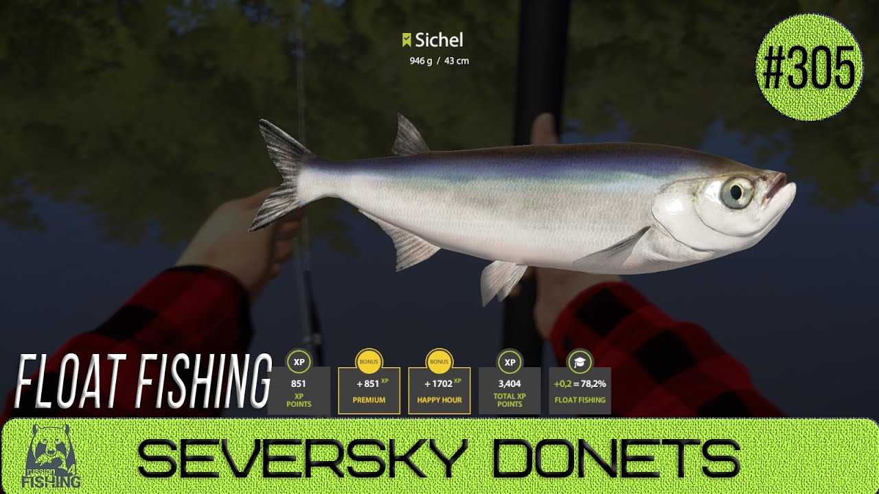 Russian Fishing 4 - Seversky Donets - Float Fishing - 