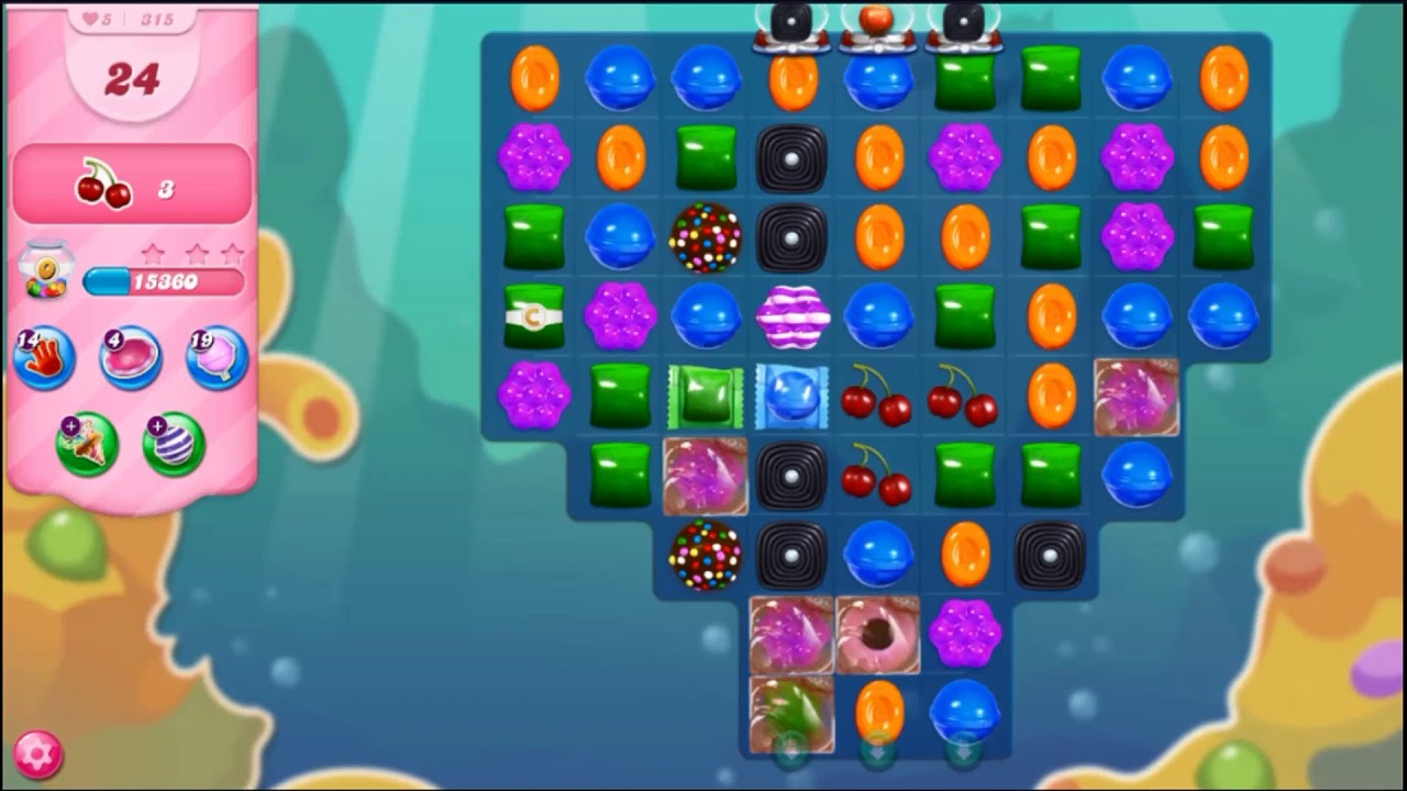 Candy Crush Saga [ Level 315 ] - YouTube