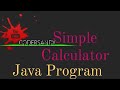 Program to create simply calculator using switch by coderSandy0#calculator