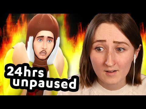 I left The Sims 4 UNPAUSED for 24 hours straight... this is what happened