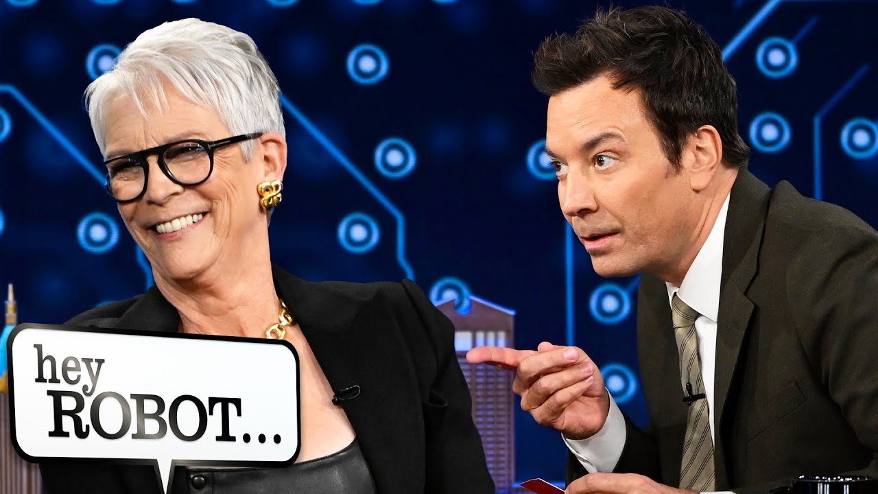 Hey Robot with Jamie Lee Curtis | The Tonight Show Starring Jimmy Fallon