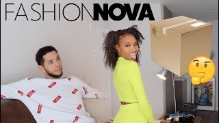 BOYFRIEND RATES MY FASHION NOVA OUTFITS 1-10 | BAE 'N REY