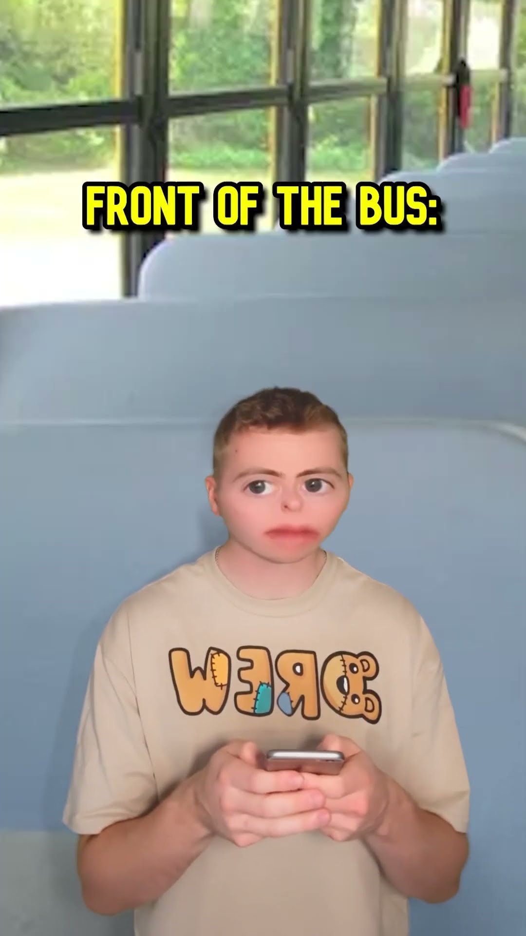 When The Bus Goes Over Bumps #Shorts