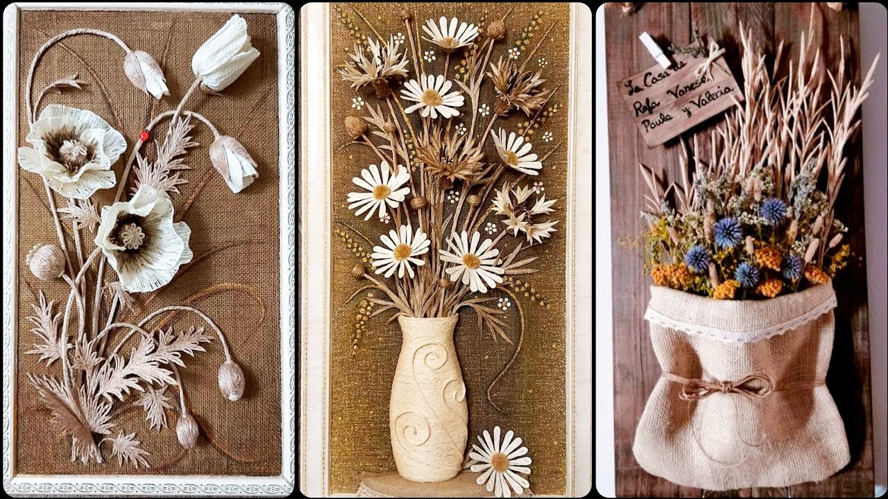 🎨DIY Jute Wall Hanging Craft and Art /Simple Wall Art 2026🎊