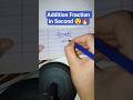 Addition Fraction # #easymath #easylearning #maths #mathematics