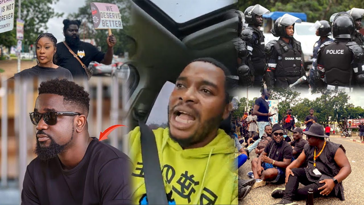 Ow😓Twene Jonas insults Sarkodie basaa, attacks the police on their