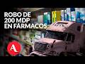 Autoridades desmantelan red criminal tras el megarobo de 200 millones de pesos en medicina