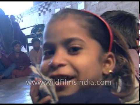 Mobile creches school for children of construction workers