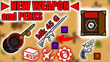 NEW MK45G + NEW PERKS IN THE DESERT MODE! | SURVIV.IO