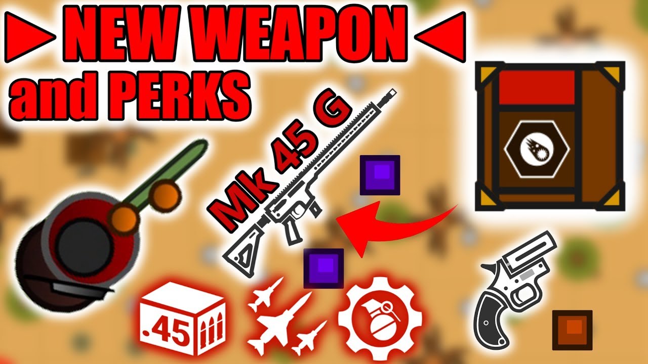 NEW MK45G + NEW PERKS IN THE DESERT MODE! | SURVIV.IO