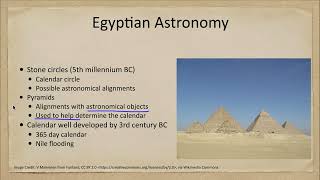 Multicultural Astronomy - Episode 05 - Egyptian Astronomy - Introduction