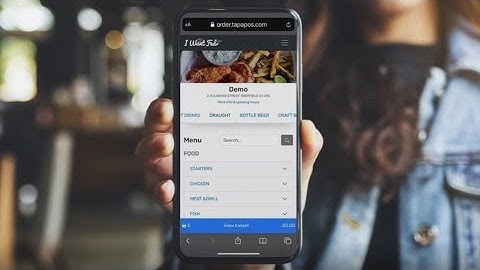 Tapa PoS Table Ordering in Action