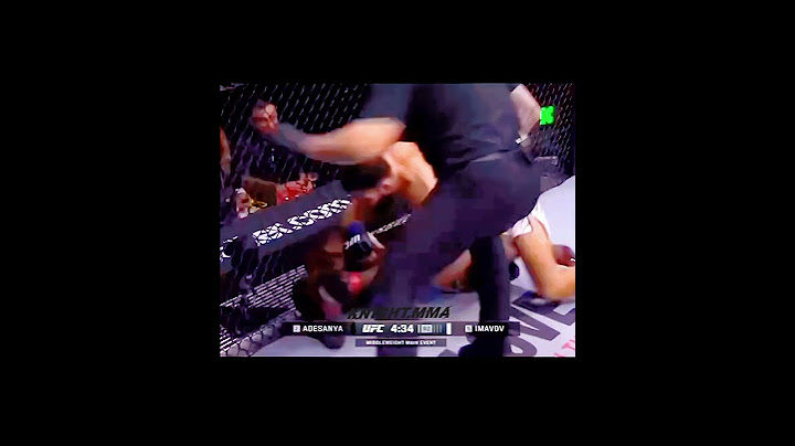 Israel Adesanya vs Nassourdine Imavov 🔥 Imavov knocked out Adesanya in round 2 #ufc