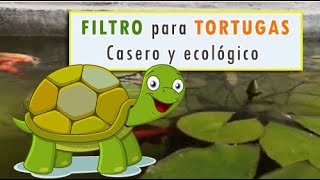 FILTRO para TORTUGAS Casero, Barato y Ecológico | Con Bomba Solar.